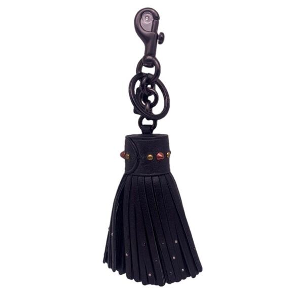 NWT COACH Tassel Bag Charm Key Fob - Picture 2 of 3